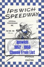 Ipswich speedway programmes for sale  SOUTHAMPTON