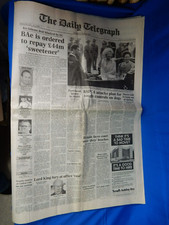 Daily telegraph 1990 for sale Daily telegraph 1990 for sale  NORTHAMPTON