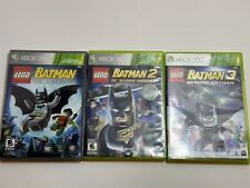 Lote de jogos Xbox 360 LEGO Batman 1 2 3 todos testados manuais na caixa comprar usado  Enviando para Brazil