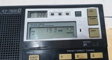Sony icf 7600d for sale  NEWTON ABBOT