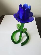 Elegante portacandela vetro usato  Vasto