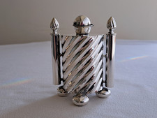Isqueiro de charuto de mesa antigo de metal prata com 2 suportes de pavio de charuto. Inglaterra. Exclusivo comprar usado  Enviando para Brazil
