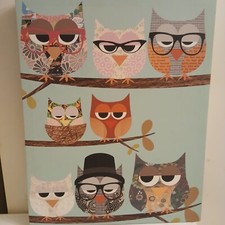 Owl canvas wall for sale  Lafayette