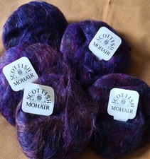 Scottish mohair purple for sale  TODMORDEN