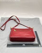 Bolsa tiracolo Lauren Ralph Lauren vintage 1967 couro vermelho equestre comprar usado  Enviando para Brazil