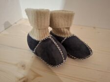 Baby lammfellschuhe strickbün gebraucht kaufen  Lüneburg