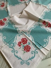 Vintage printed aqua for sale  Kent