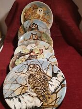 Coalport owl plates for sale  AXBRIDGE