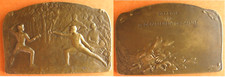 Plaque bronze escrime d'occasion  Montpellier-