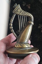 Brass irish harp for sale  LONDON