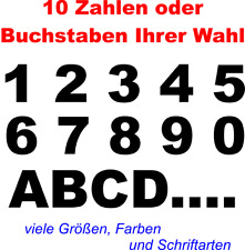Selbstklebende zahlen buchstab gebraucht kaufen  Borgholzhausen
