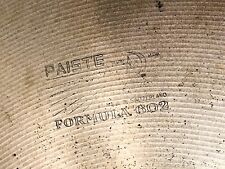 Vintage paiste formula gebraucht kaufen  Deutschland