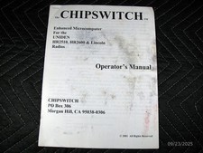 Chipswitch uniden hr2510 for sale  Framingham