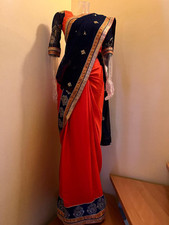 Sari saree indian gebraucht kaufen  Nürnberg