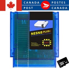 NES N8 EverDrive cartão SD cartucho flash jogo AZUL sistema de entretenimento Nintendo, usado comprar usado  Enviando para Brazil