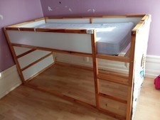 Lit mezzanine bois d'occasion  Pont-Audemer