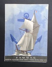 Menu mai 1955 d'occasion  Nantes-