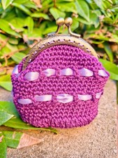 Pochette uncinetto fatta usato Pochette uncinetto fatta usato  Roma