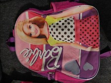 Mochila escolar Barbie 16" lona grande com 2 bolsos de malha comprar usado  Enviando para Brazil