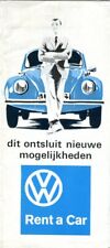 VW Volkswagen RENT-A-CAR gama de modelos Fusca 1600TL Variant Transporter 411 holandês comprar usado  Enviando para Brazil