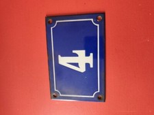 Plaque emaillee bleue d'occasion  Sens