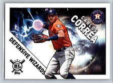 2020 Topps Big League Defensive Wizards Carlos Correa Houston Astros #DW-13 comprar usado  Enviando para Brazil