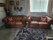 Seater chesterfield sofas for sale  HULL