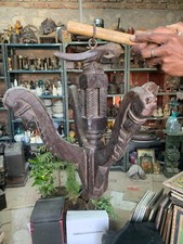 Usado, Estatueta antiga de madeira cavalo e pavão esculpida à mão teto parede cabide pendurado comprar usado  Enviando para Brazil