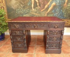 Carved oak double for sale  UCKFIELD