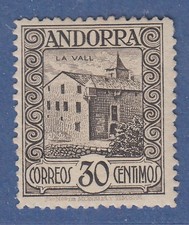 Andorra 1929 freimarke gebraucht kaufen  München