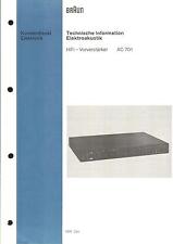 Braun service manual gebraucht kaufen  Salzgitter