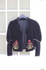 Trachten strickjacke schwarz gebraucht kaufen  Traunreut