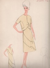 Croquis moda j.desses usato  Torino