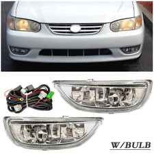 Para 2001-2002 Toyota Corolla para-choque dianteiro luzes de neblina conjunto de lâmpadas de direção par, usado comprar usado  Enviando para Brazil