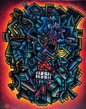 Original art outsider for sale  Holiday