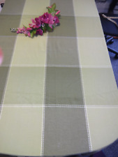 Tablecloth green squares for sale  DUDLEY