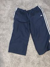 Pantalones deportivos Adidas Capri Lounge para mujer - azules - talla XL, usado segunda mano  Embacar hacia Argentina