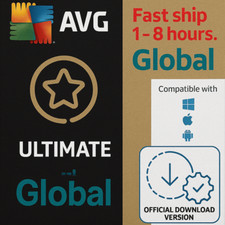 Usado, AVG Ultimate 2025 – 3 Dispositivos (PC/Mac/Android/iOS) – 1 Ano de Licença comprar usado  Enviando para Brazil