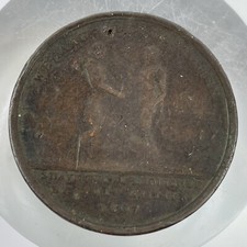 Grã-Bretanha/Serra Leoa One Penny Token cobre antiescravo 1807 comprar usado  Enviando para Brazil