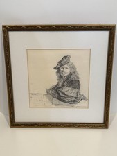 Vintage etching rembrandt for sale  El Prado