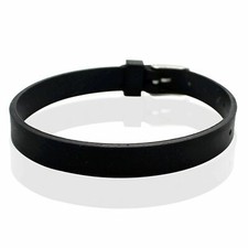 10 pulseiras de borracha preta com encaixe 8 mm berloque deslizante faça você mesmo comprar usado  Enviando para Brazil