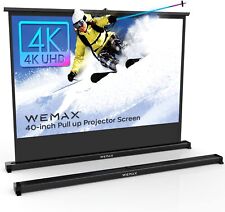 Usado, Tela de projetor portátil WEMAX 40" HD 16:9, suporte dobrável para mesa comprar usado  Enviando para Brazil