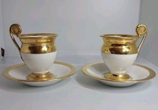 Paire tasses porcelaine d'occasion  Lyon I