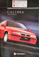 Vauxhall calibra brochure for sale  BIGGLESWADE