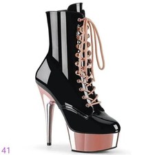 Botas de plataforma sexy 2023 femininas outono inverno sapatos 15cm preto polo botas de dança comprar usado  Enviando para Brazil