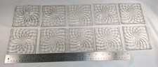 10 azulejos de vidro Luxfer - padrão roda de pin 4”x 4” Frank Lloyd Wright início dos anos 1900’s comprar usado  Enviando para Brazil