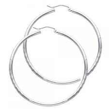 Diamond cut hoop for sale  Los Angeles