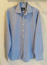 Chemise vichy bleue d'occasion  Bourg-de-Thizy