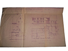 Bauzeichnung stallanbau 1954 gebraucht kaufen  Netphen