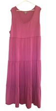 Usado, Vestido maxi de verão J. Jill feminino plus size 3X rosa sem mangas em camadas comprar usado  Enviando para Brazil